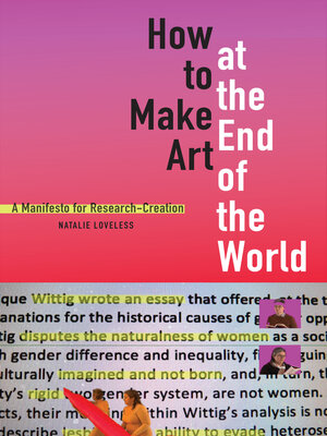 cover image of How to Make Art at the End of the World